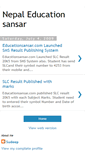 Mobile Screenshot of nepaleducationsansar.blogspot.com