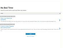 Tablet Screenshot of nobedtime.blogspot.com