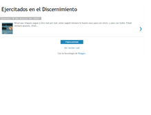 Tablet Screenshot of discernimiento-inj.blogspot.com