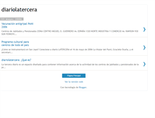 Tablet Screenshot of diariolatercera.blogspot.com