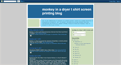 Desktop Screenshot of monkeyinadryerblog.blogspot.com