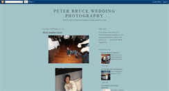 Desktop Screenshot of peterbruceweddingphotography.blogspot.com