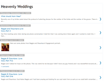 Tablet Screenshot of heavenlyweddings.blogspot.com