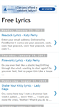 Mobile Screenshot of myfreemusiclyrics.blogspot.com