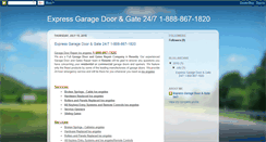 Desktop Screenshot of expressgaragegate.blogspot.com