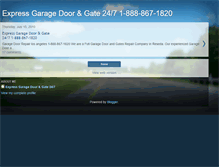 Tablet Screenshot of expressgaragegate.blogspot.com