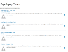 Tablet Screenshot of dapplegraytimes.blogspot.com