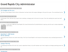 Tablet Screenshot of grandrapidscityadministrator.blogspot.com