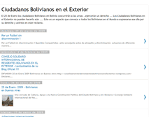 Tablet Screenshot of ciudadanosbolivianosenelexterior.blogspot.com
