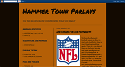 Desktop Screenshot of hammertownparlays.blogspot.com