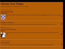 Tablet Screenshot of hammertownparlays.blogspot.com