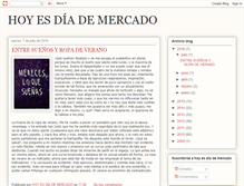 Tablet Screenshot of hoyesdiademercado.blogspot.com
