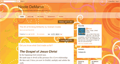 Desktop Screenshot of nicoledemarco.blogspot.com