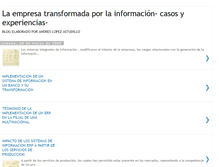 Tablet Screenshot of laempresatransformadaporlainformacion.blogspot.com
