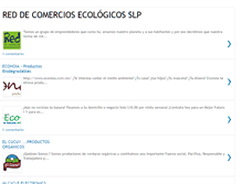 Tablet Screenshot of comerciosecologicoslp.blogspot.com