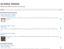 Tablet Screenshot of minurulhidayah07.blogspot.com