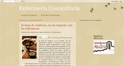 Desktop Screenshot of enfcomunitaria.blogspot.com