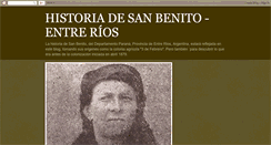 Desktop Screenshot of historiasanbenito.blogspot.com