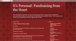 Desktop Screenshot of fundraisingfromtheheart.blogspot.com