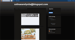 Desktop Screenshot of celinaearelysita.blogspot.com