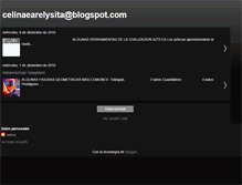 Tablet Screenshot of celinaearelysita.blogspot.com