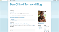 Desktop Screenshot of benctechnicalblog.blogspot.com