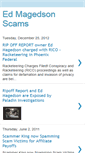 Mobile Screenshot of edmagedsonscams.blogspot.com