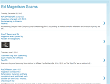 Tablet Screenshot of edmagedsonscams.blogspot.com
