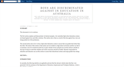 Desktop Screenshot of boyseducationaustralia.blogspot.com