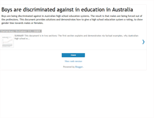 Tablet Screenshot of boyseducationaustralia.blogspot.com