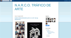 Desktop Screenshot of narcotraficodearte.blogspot.com