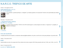 Tablet Screenshot of narcotraficodearte.blogspot.com