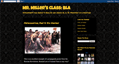 Desktop Screenshot of mrmillersclassbla.blogspot.com