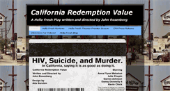 Desktop Screenshot of californiaredemptionvalue.blogspot.com