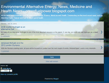 Tablet Screenshot of greenfuelpower.blogspot.com