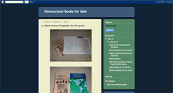 Desktop Screenshot of homeschoolbooks4sale.blogspot.com