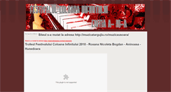 Desktop Screenshot of festival-coloana-infinitului.blogspot.com
