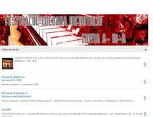 Tablet Screenshot of festival-coloana-infinitului.blogspot.com