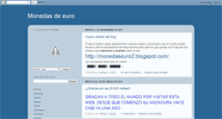 Desktop Screenshot of monedaseuro.blogspot.com