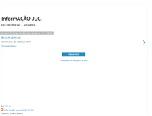 Tablet Screenshot of informacaojuc.blogspot.com