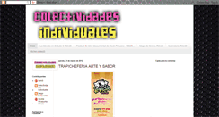 Desktop Screenshot of colectividadesindividuales.blogspot.com