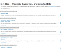 Tablet Screenshot of eliw.blogspot.com