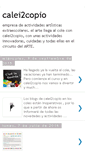 Mobile Screenshot of calei2copioconarte.blogspot.com