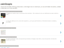 Tablet Screenshot of calei2copioconarte.blogspot.com