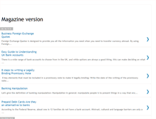 Tablet Screenshot of magazine-version.blogspot.com