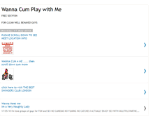 Tablet Screenshot of cum-play-with-me.blogspot.com