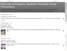 Tablet Screenshot of diamondsanddugouts.blogspot.com