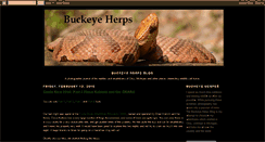 Desktop Screenshot of buckeyeherps.blogspot.com