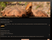 Tablet Screenshot of buckeyeherps.blogspot.com