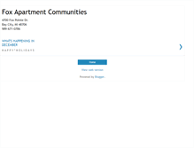 Tablet Screenshot of foxapartments.blogspot.com
